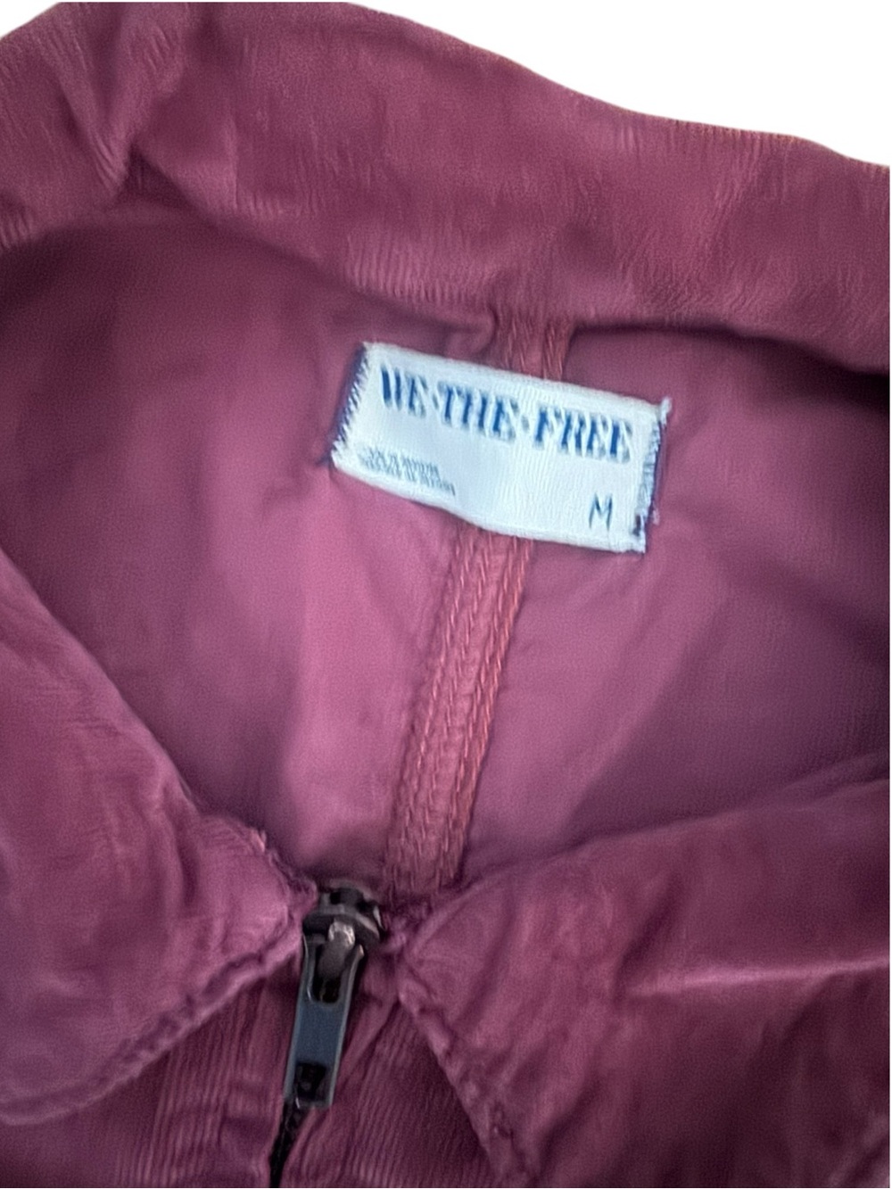We The Free by Free People Corduroy Flare Jumpsuit Burgundy M - Picture 4 of 4